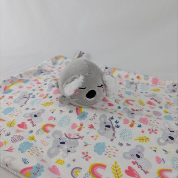 Smoochy Pals Koala Lovey 13" Baby Security Blanket Squishy Plush - Picture 3 of 6